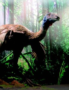 シリウス星の空を飛ぶドラゴンのような恐竜