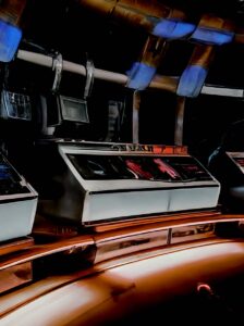 アンドロメダ銀河団の宇宙船内