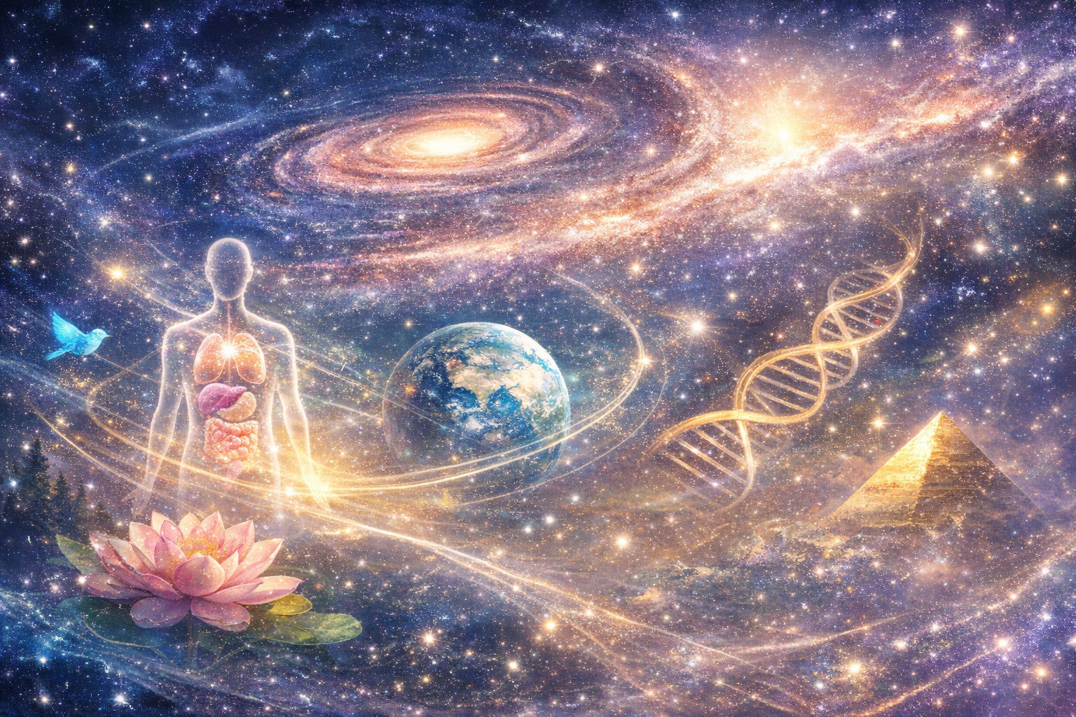 臓器の声を聴くと、 銀河の記憶が甦り、 宇宙万物と チャネリングできる（2025年7月号）