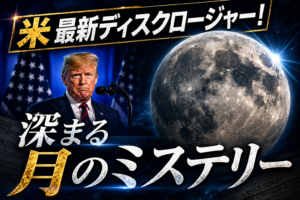 【WEB限定】米最新「ディスクロージャー」レポート！ 月に異星人の基地？