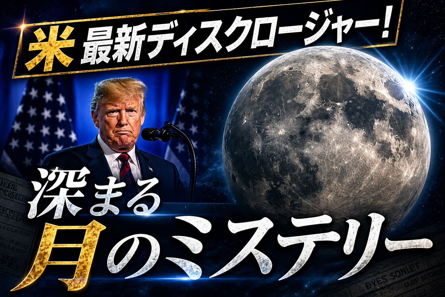 【WEB限定】米最新「ディスクロージャー」レポート！ 月に異星人の基地？