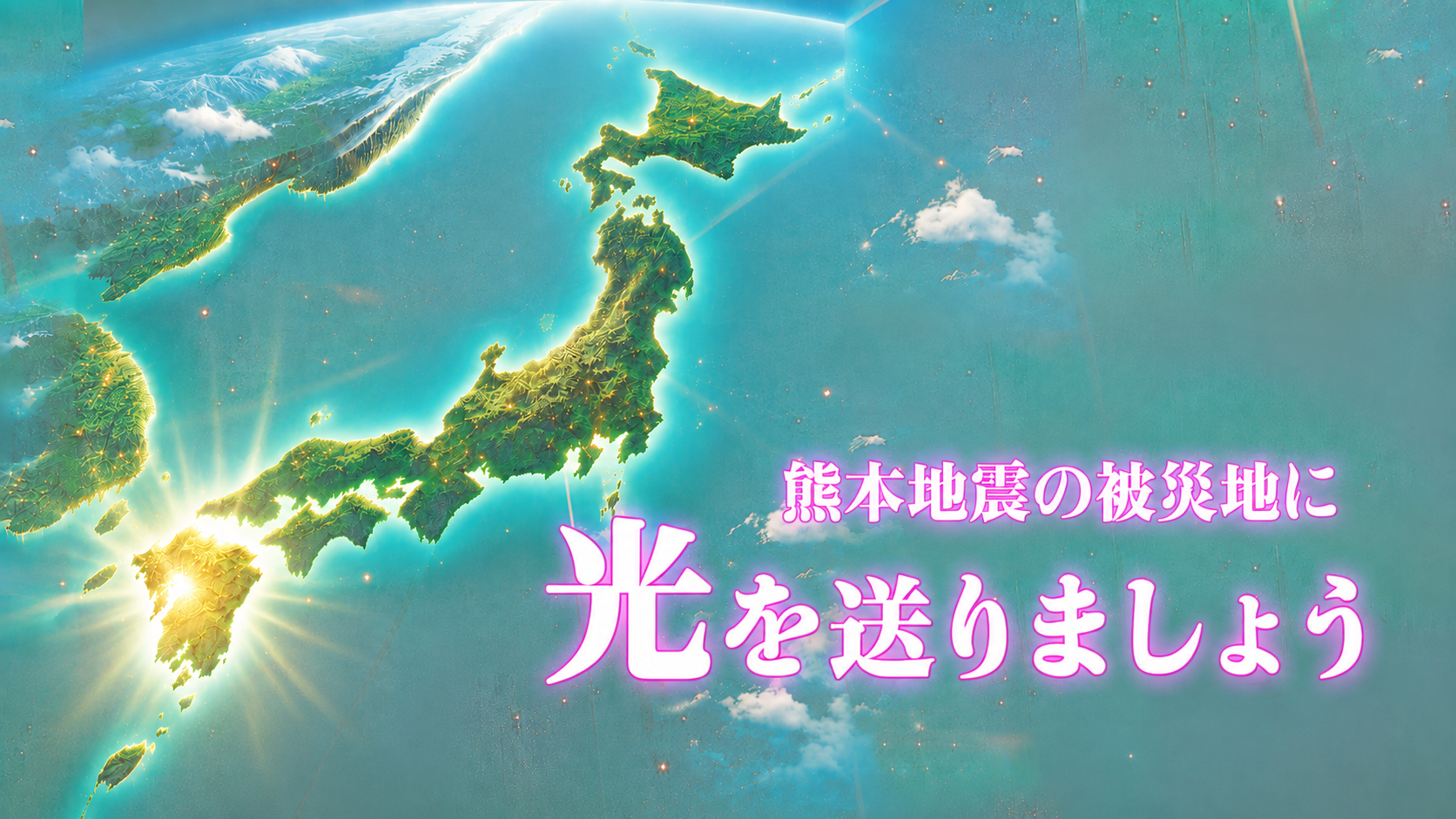 令和8年熊本地震の被災地に光を送りましょう