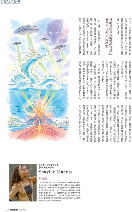 anemone2026年11月号