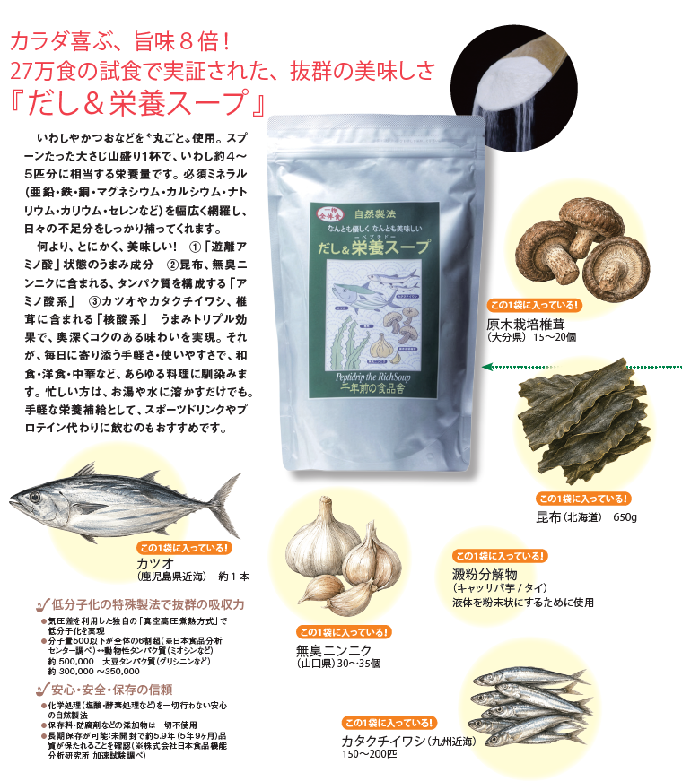 だし＆栄養スープ